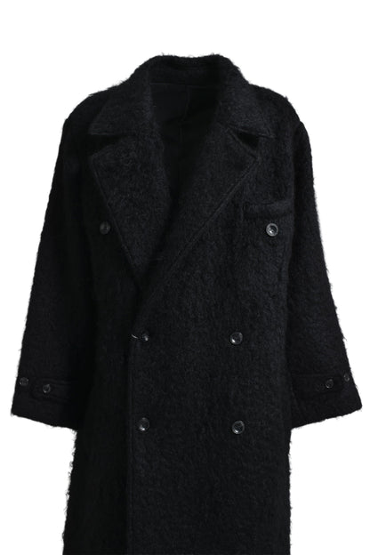 TERA FUR DOUBLE BREASTED COAT