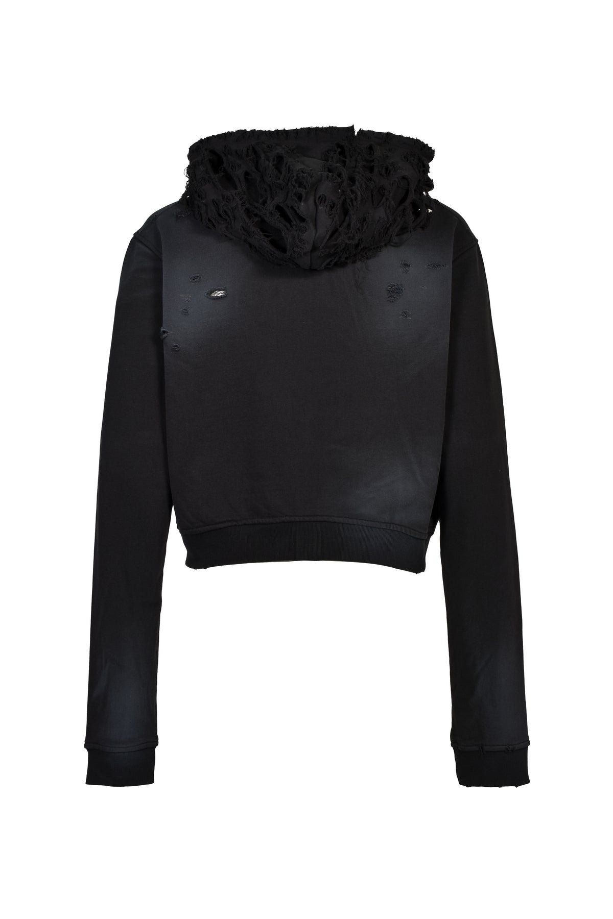 HEAD SHOT ZIP UP HOOD / FADED BLK