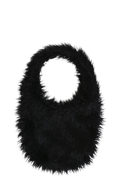 HAIRY FUR OVERSIZED SHOULDER BAG