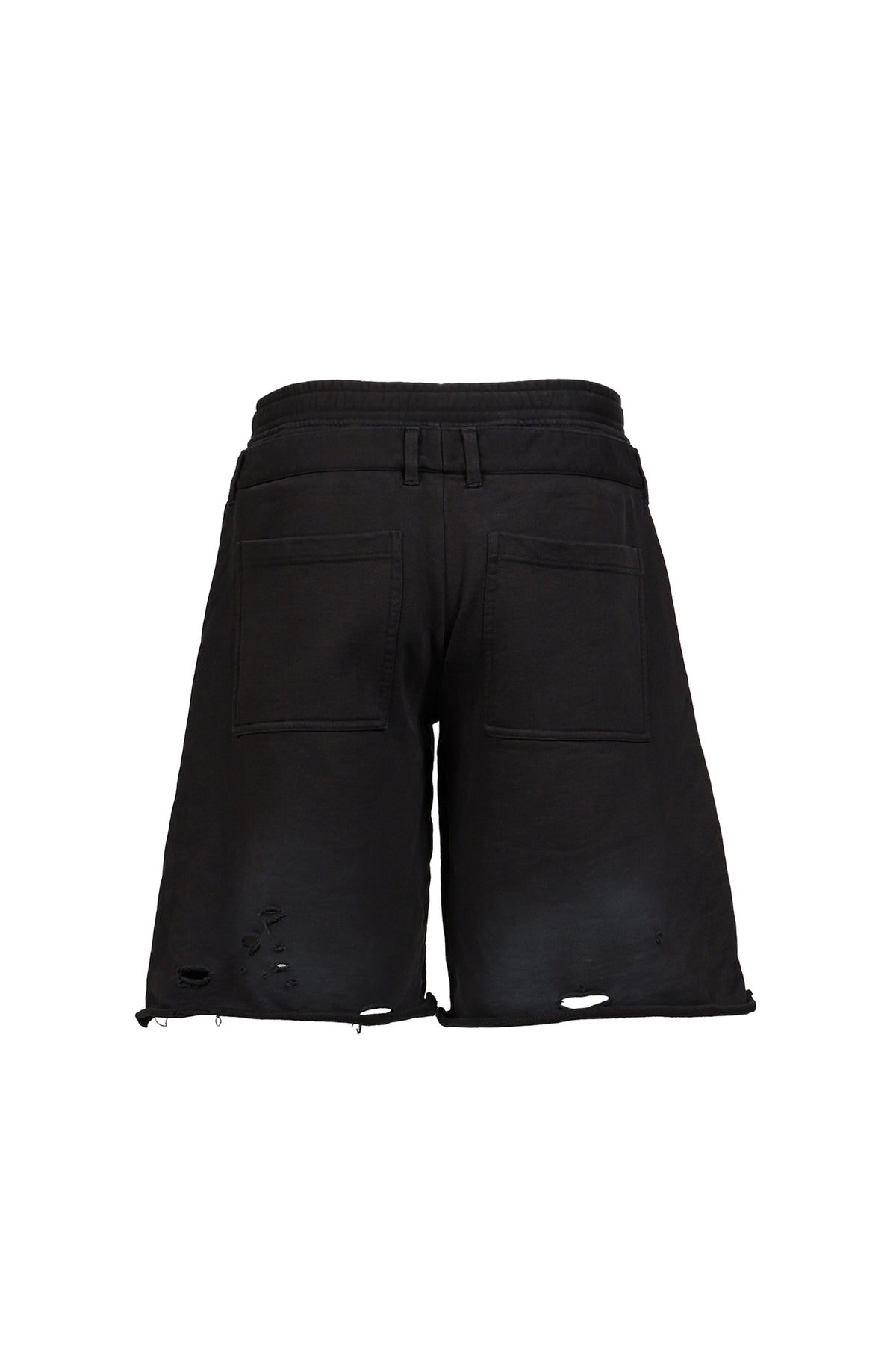LAYERED SWEAT TROUSER / FADED BLK