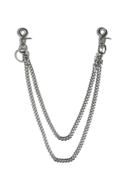 TINY CUBAN DOUBLE CHAIN
