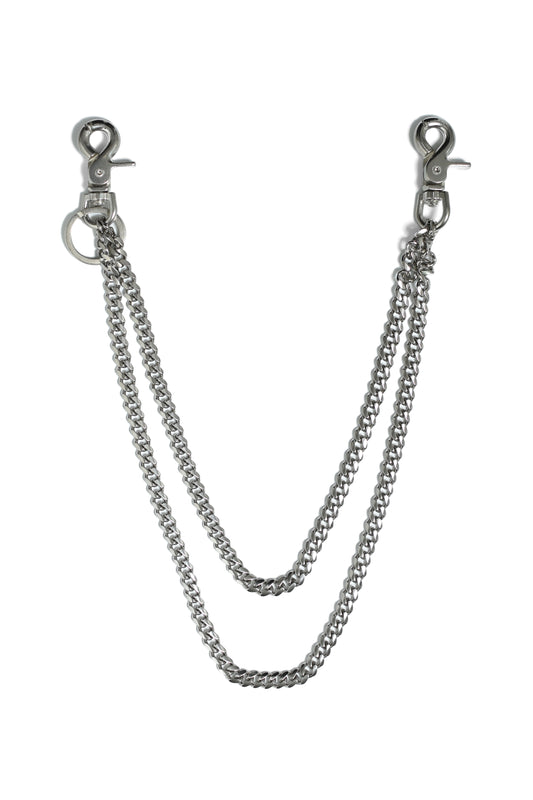 TINY CUBAN DOUBLE CHAIN