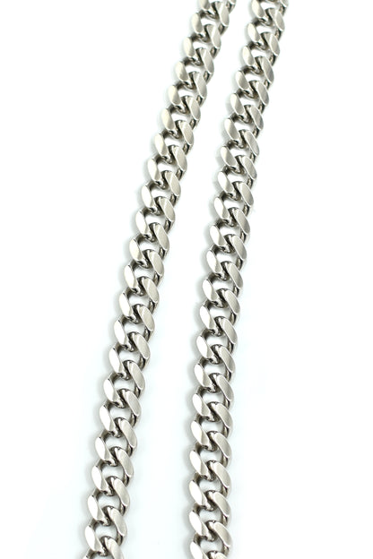 TINY CUBAN DOUBLE CHAIN