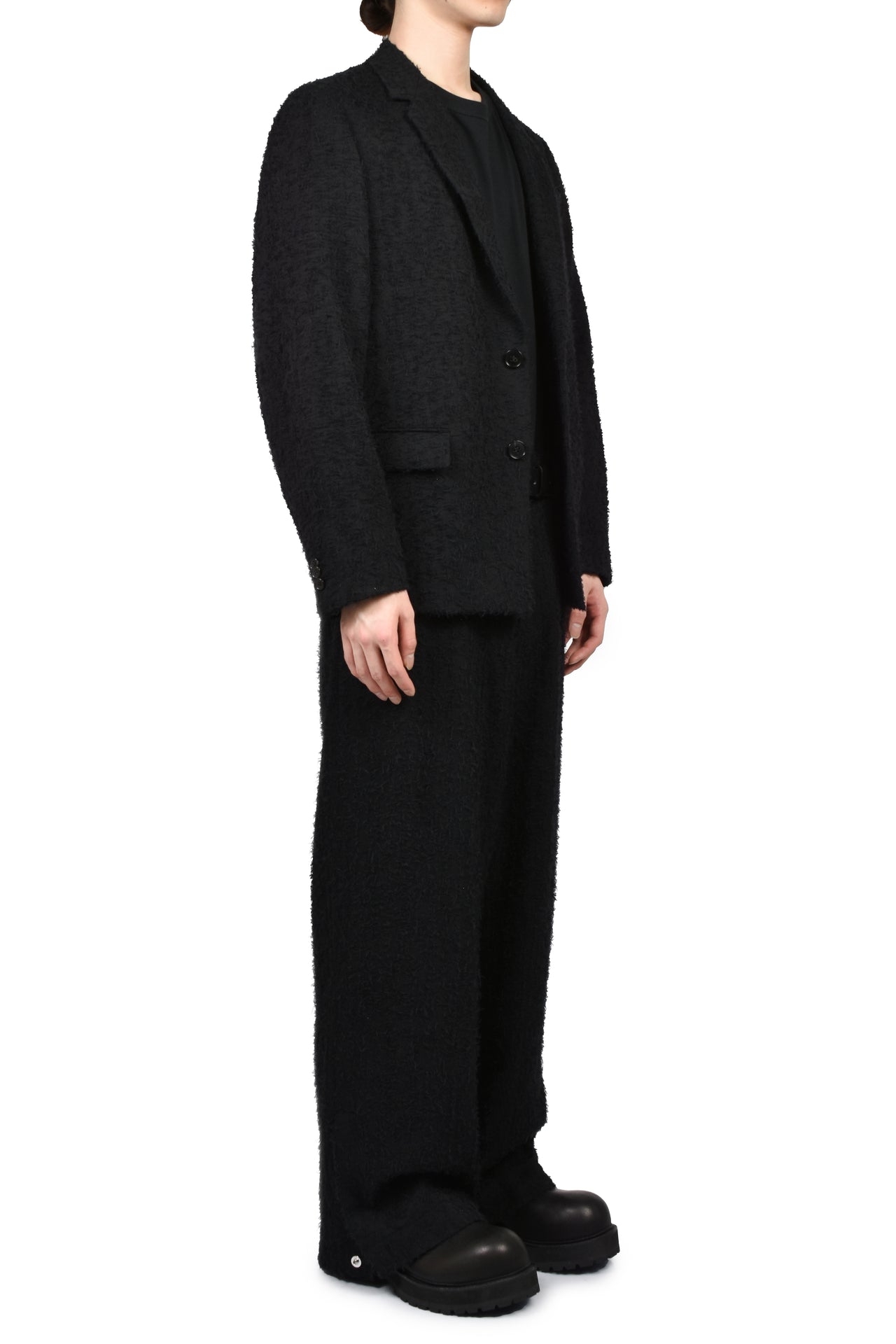 FLYINGHAIR FLARE SLACKS / BLK