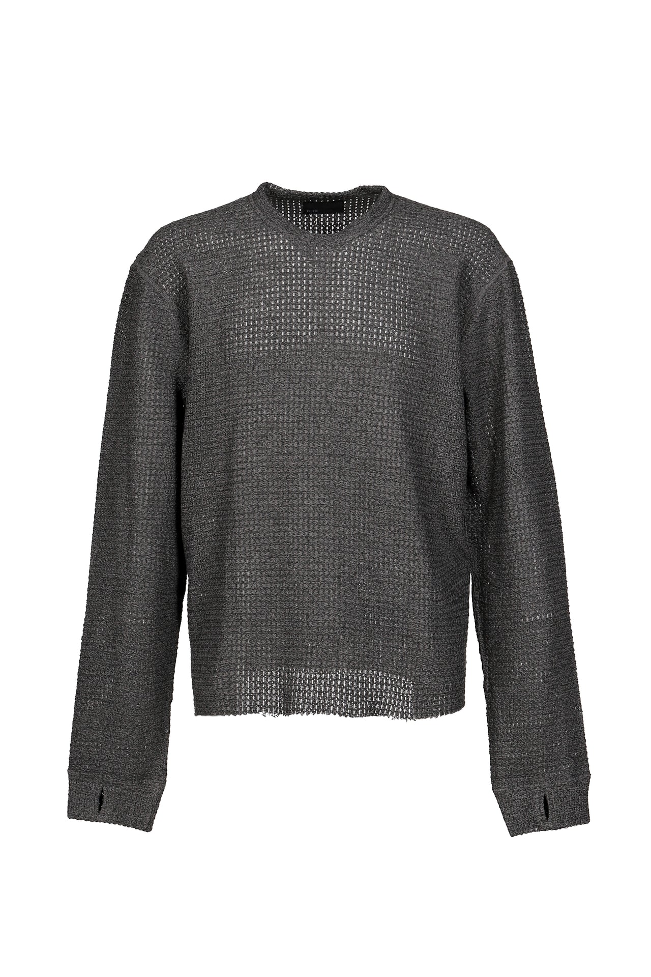 WASHI MIXED CREWNECK / FADED BLK