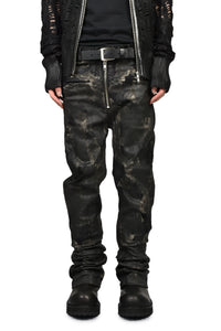 RUSTY WAXED FLARE CUT / RUSTY BLK