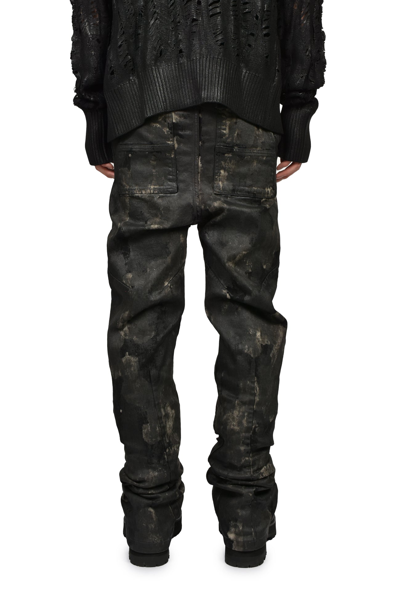 RUSTY WAXED FLARE CUT / RUSTY BLK