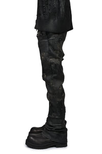 RUSTY WAXED FLARE CUT / RUSTY BLK