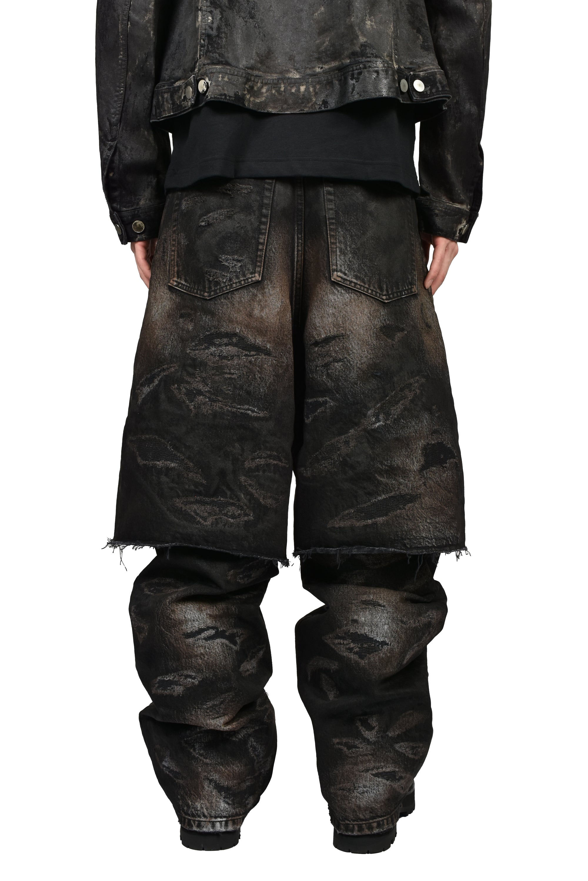 れ*い様 FILTH×MINUS BORO JACQUARD BAGGY SHO READY TO WEAR – FILTH
