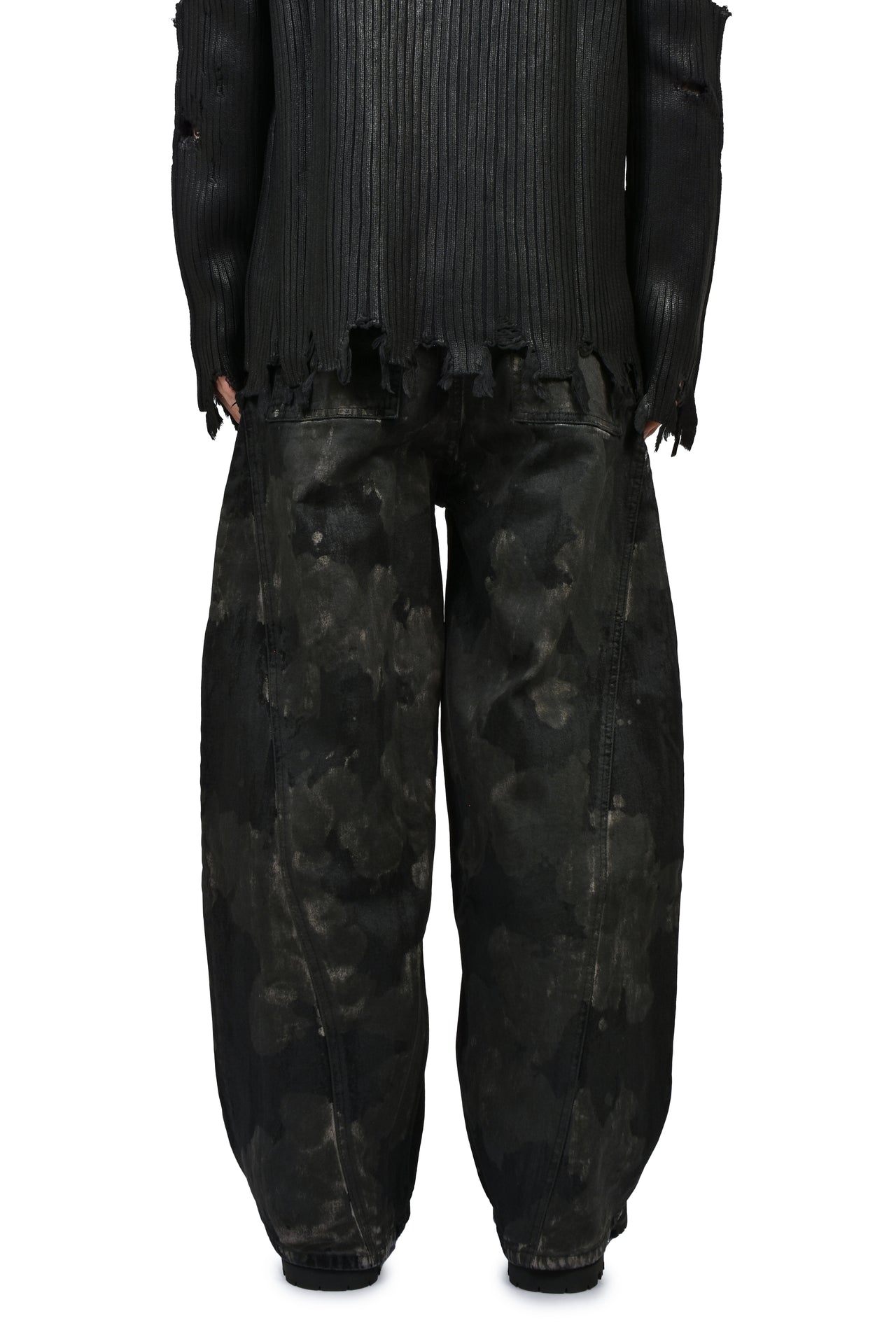 RUSTY WAXED BAGGY CUT / RUSTY BLK