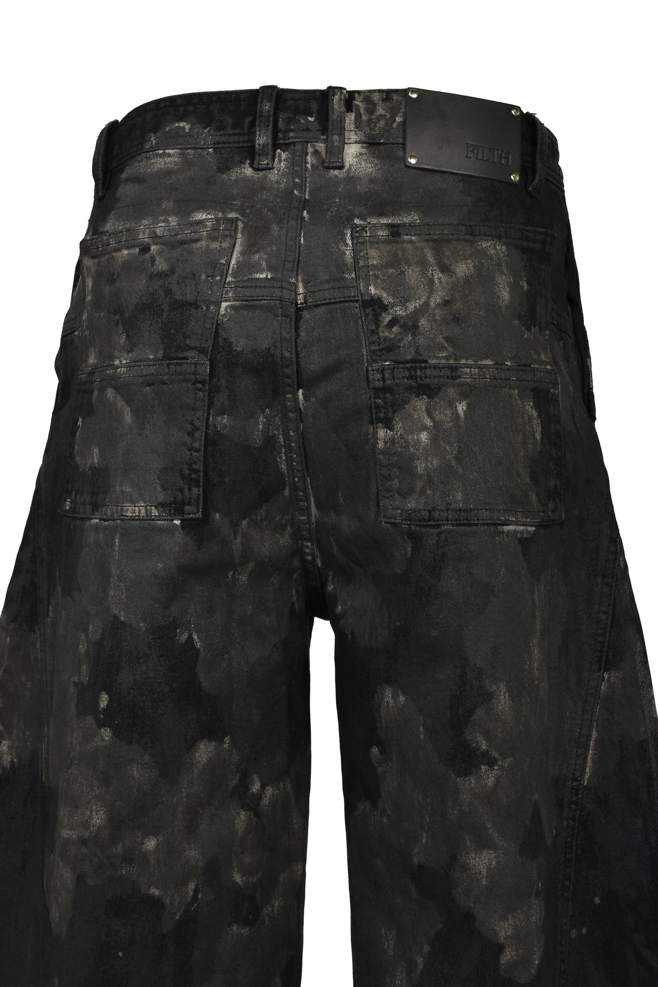 RUSTY WAXED BAGGY CUT / RUSTY BLK