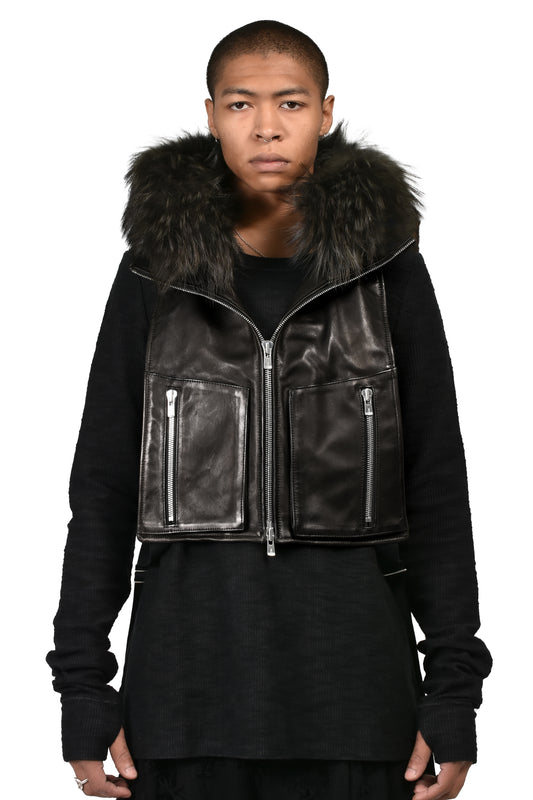PARACHUTE CARGO VEST / BLK