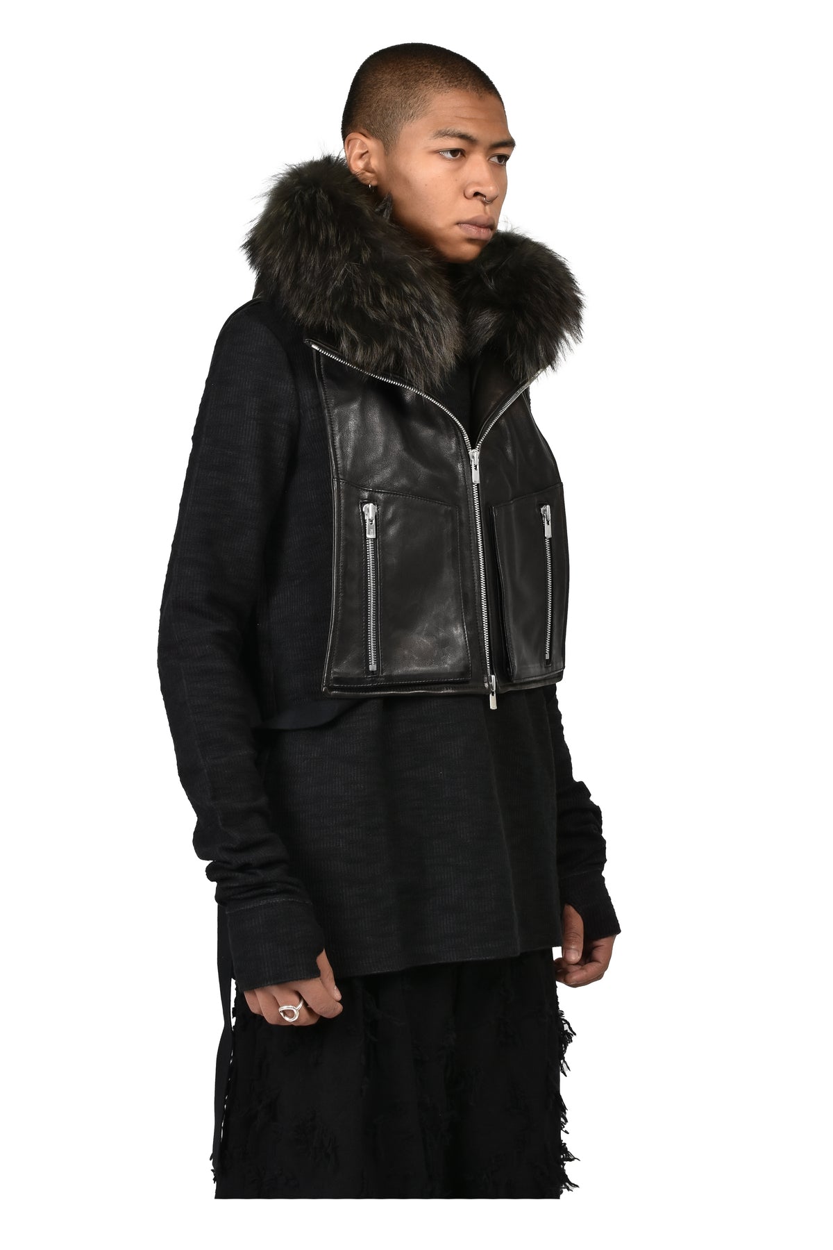 PARACHUTE CARGO VEST / BLK