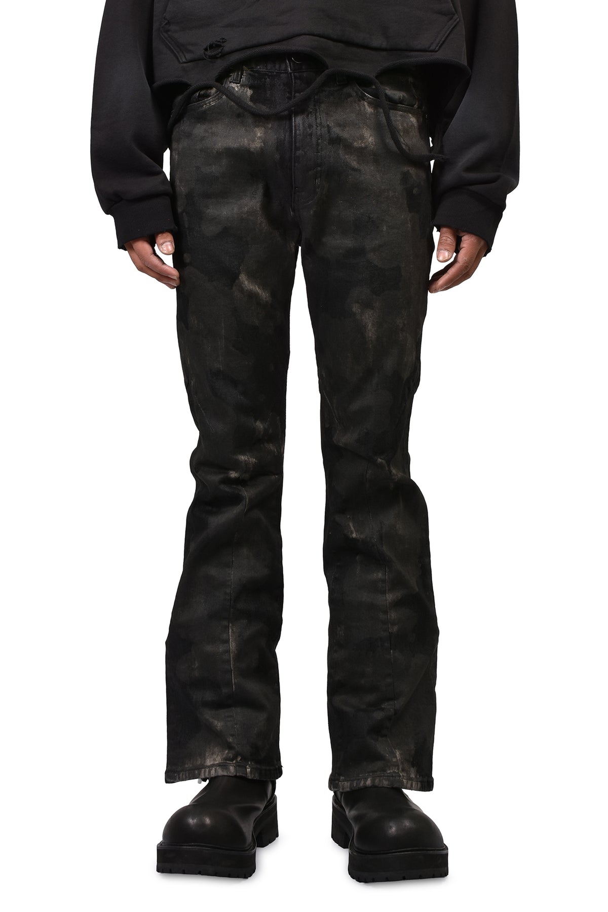 KIEFER WAXED FLARE CUT / RUST BLK