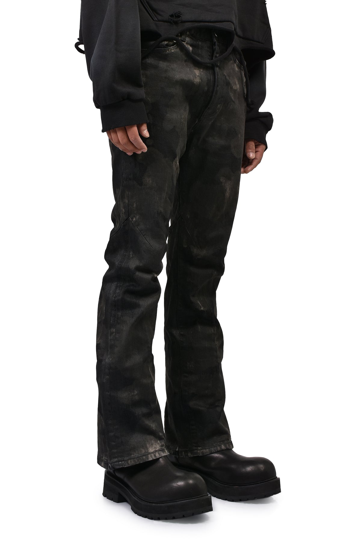 KIEFER WAXED FLARE CUT / RUST BLK