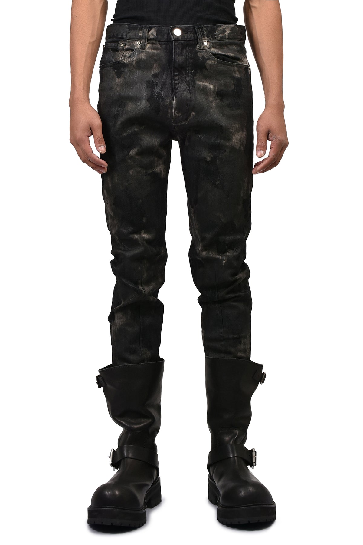 KIEFER WAXED NARROW CUT / RUST BLK