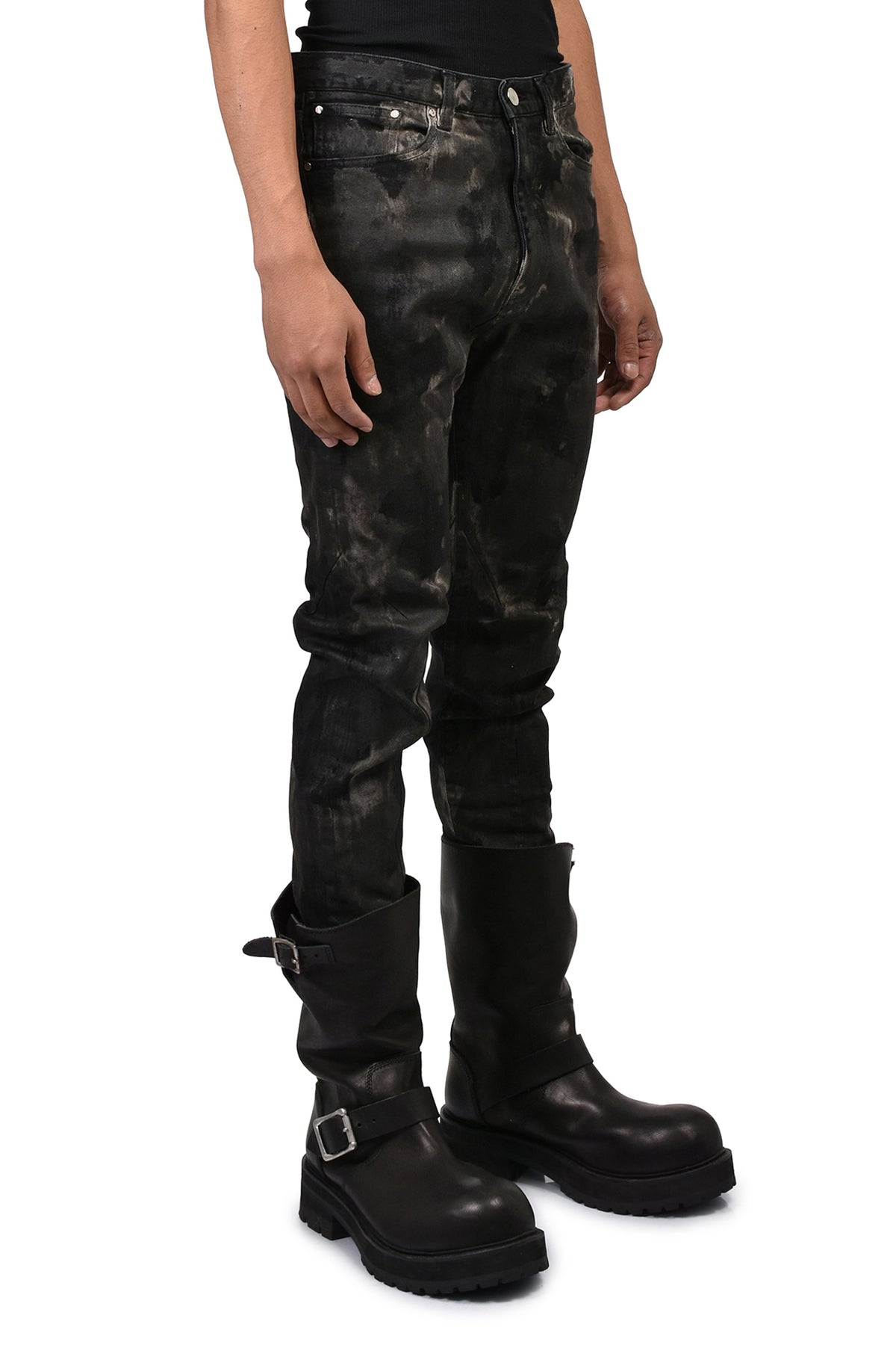 KIEFER WAXED NARROW CUT / RUST BLK