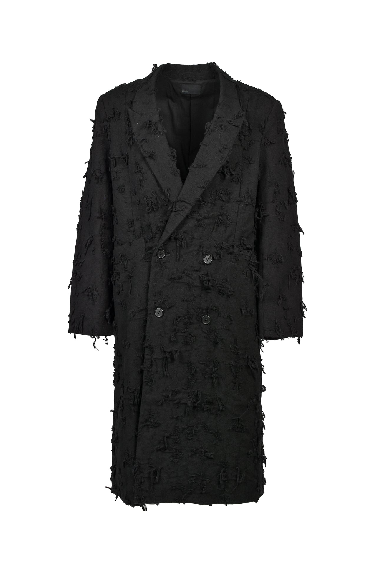 BORO JACQUARD OFFICER COAT / BLK