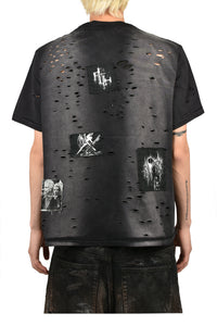 PATCHED DESTROY T-SHIRT / BLK