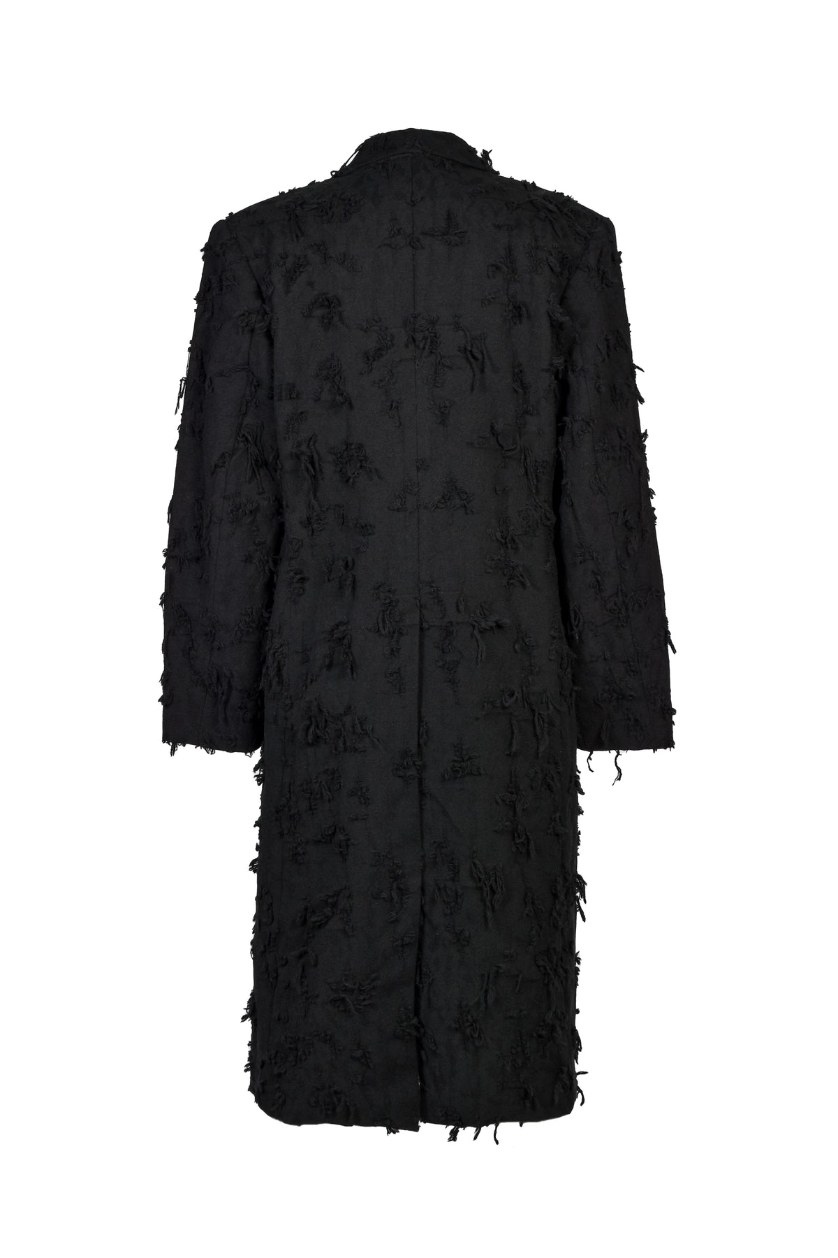 BORO JACQUARD OFFICER COAT / BLK