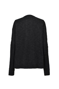 SLAB RIB L/S T / BLK
