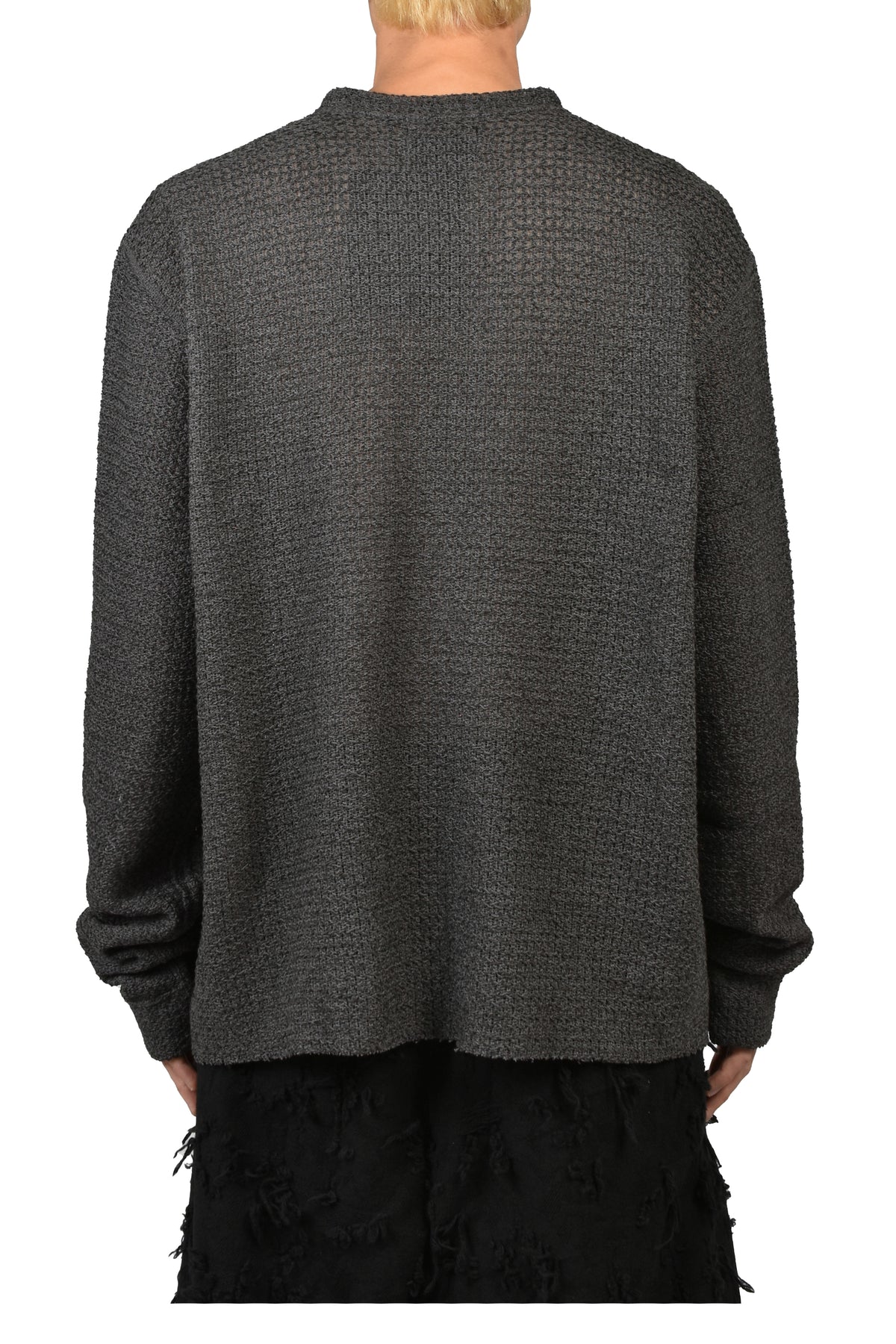 WASHI MIXED CREWNECK / FADED BLK