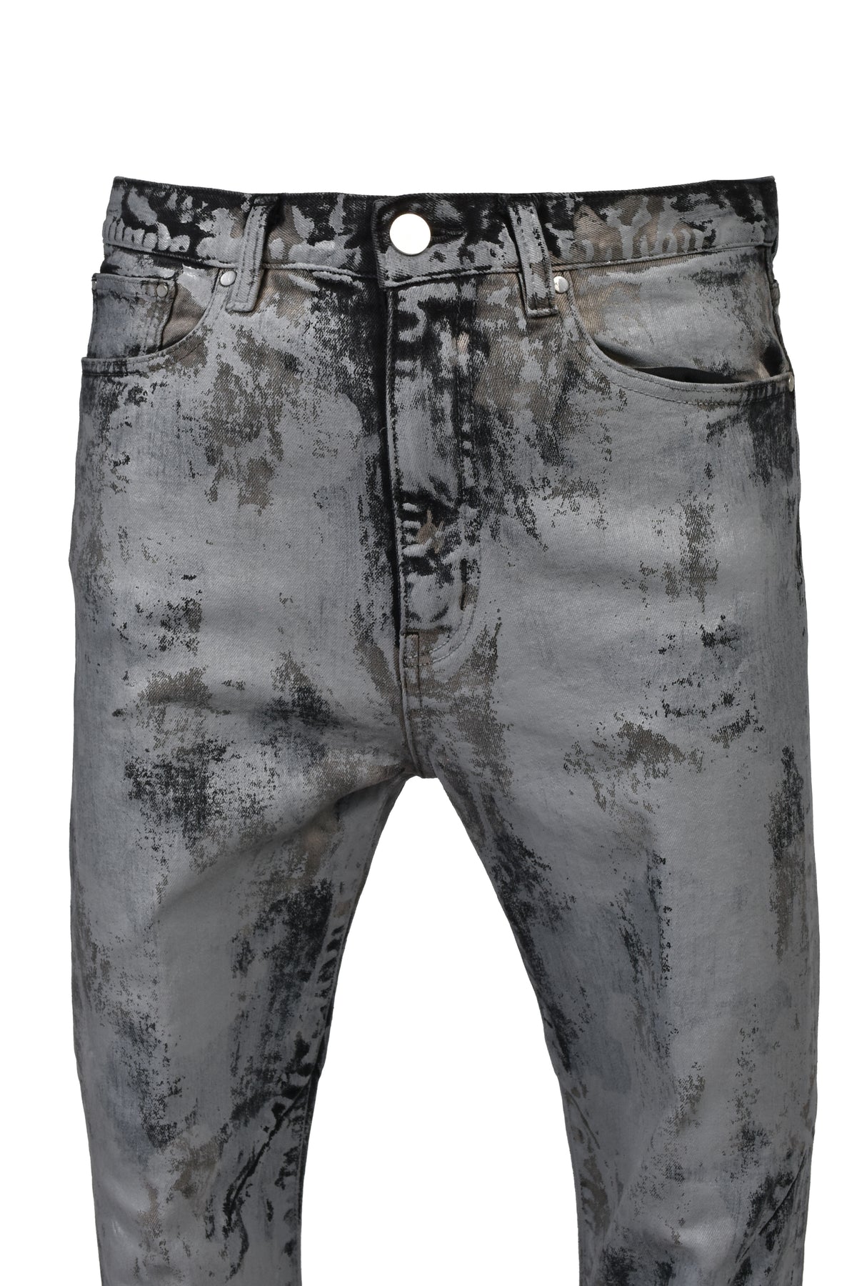 KIEFER WAXED NARROW CUT / RUST GRY