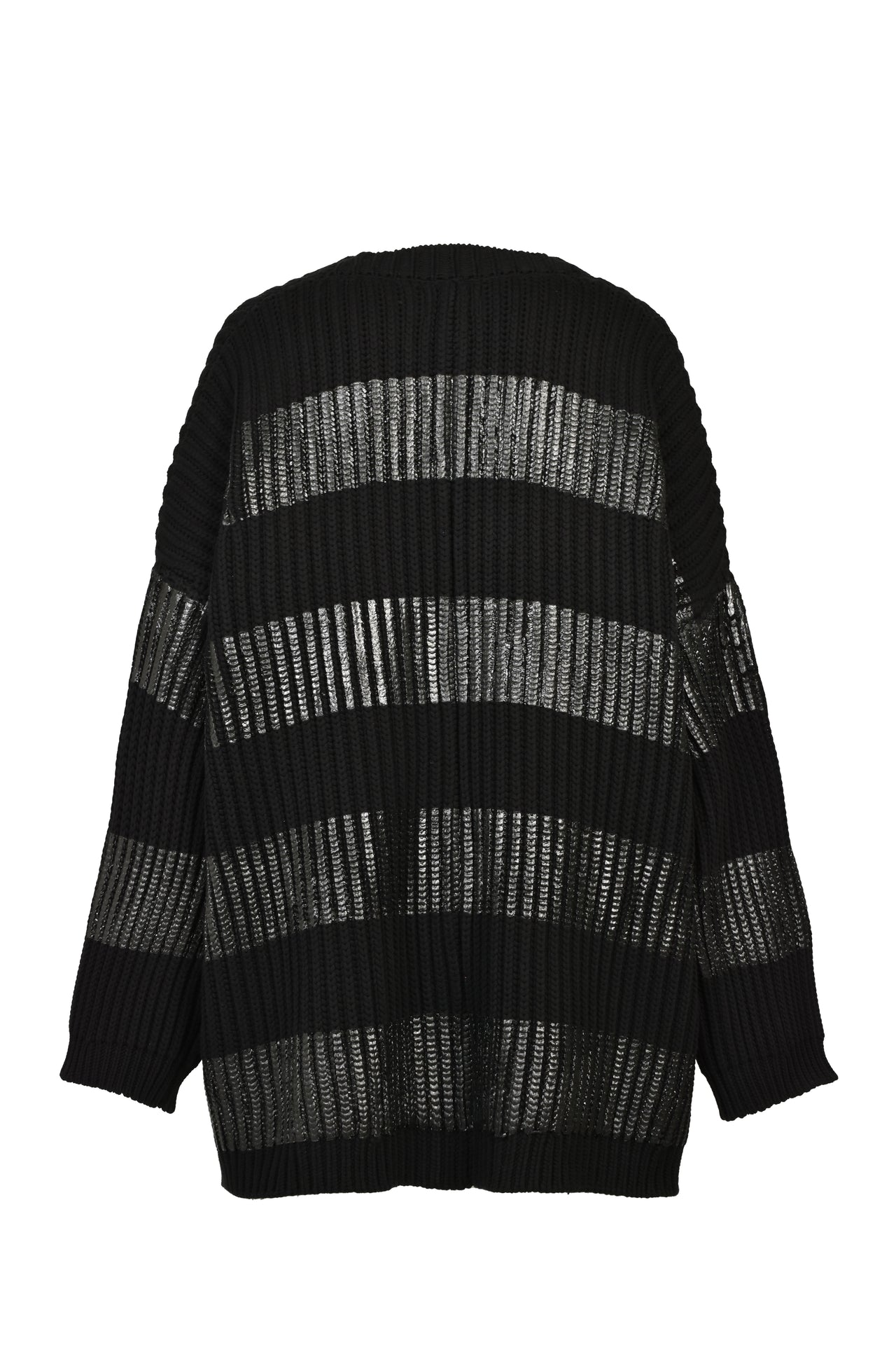 NOIR WAXED MEGA CARDIGAN / WAXED BLK