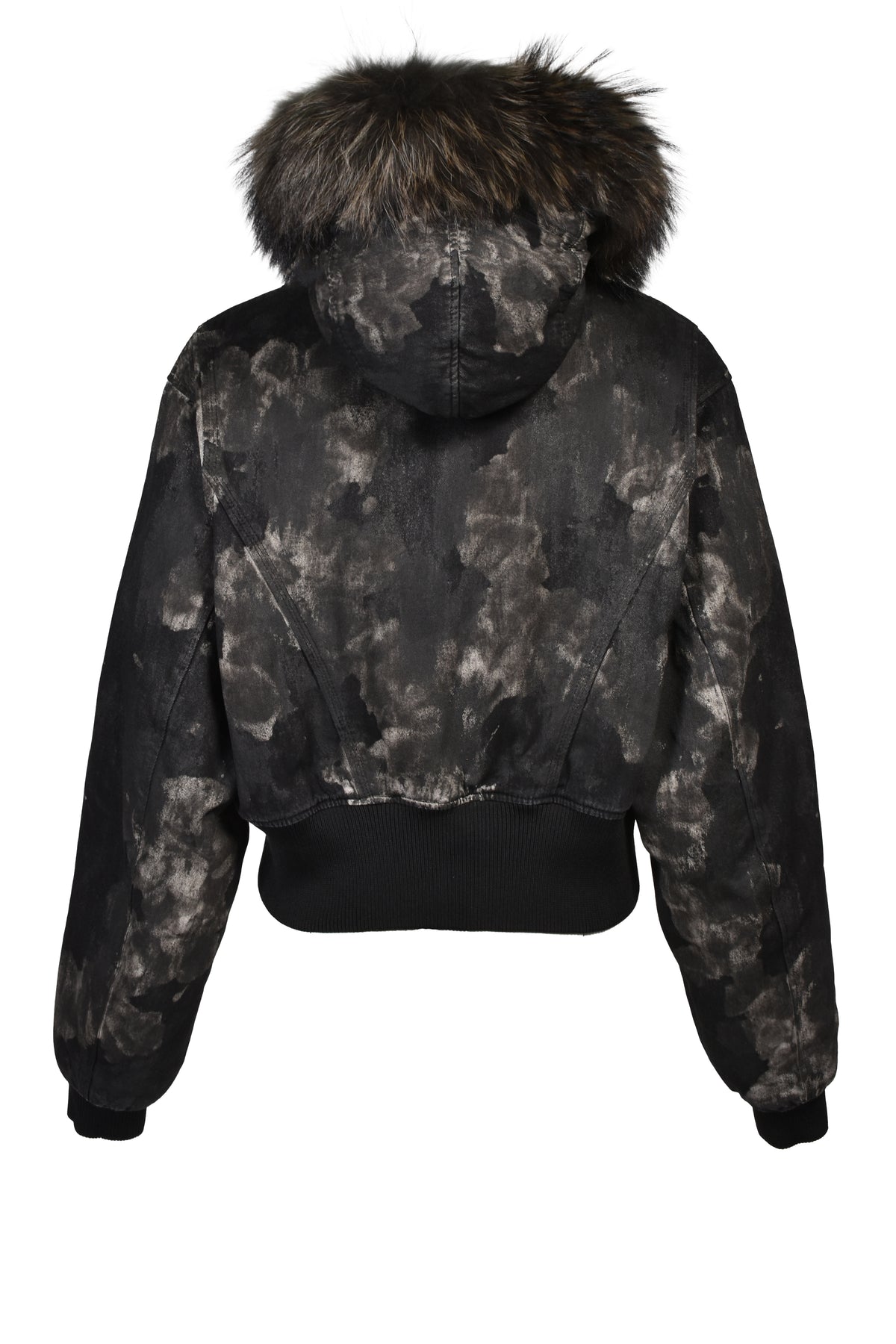 KIEFER WAXED BOMBER / RUST BLK
