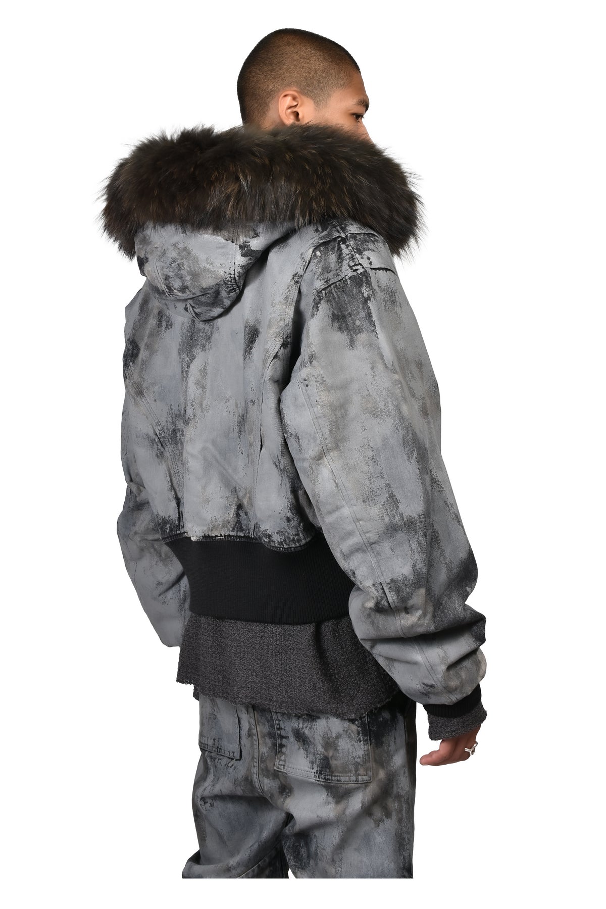 KIEFER WAXED BOMBER / RUST GRY