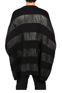NOIR WAXED MEGA CARDIGAN / WAXED BLK