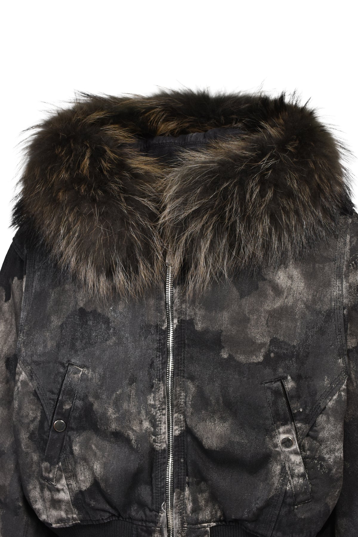 KIEFER WAXED BOMBER / RUST BLK
