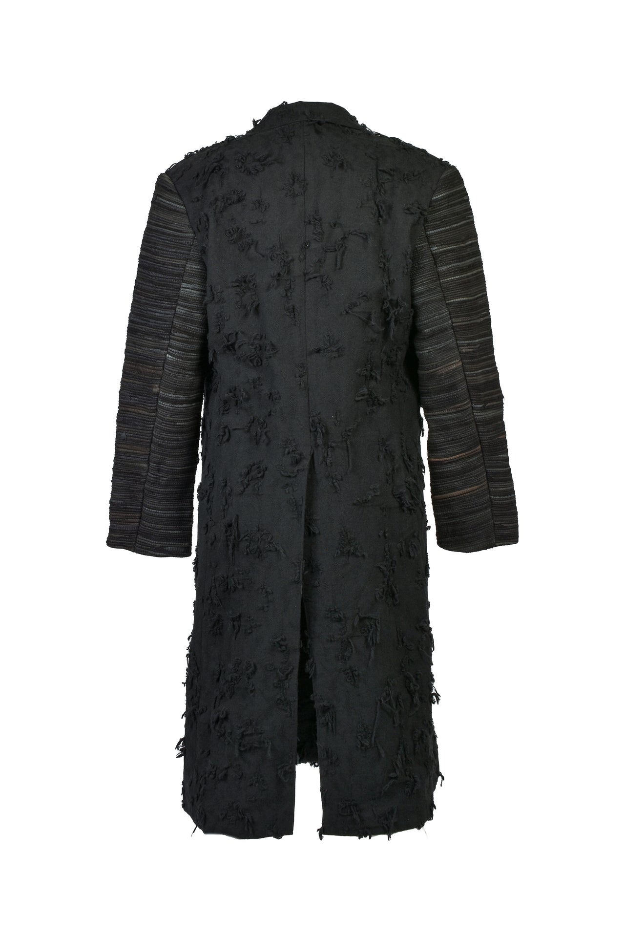 ×T.A.S BORO JACQUARD OFFICER COAT / BLK