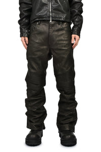 MOTO FLARE TROUSER / BLK