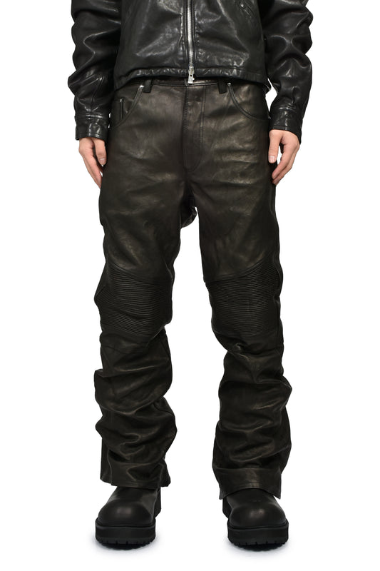 MOTO FLARE TROUSER / BLK