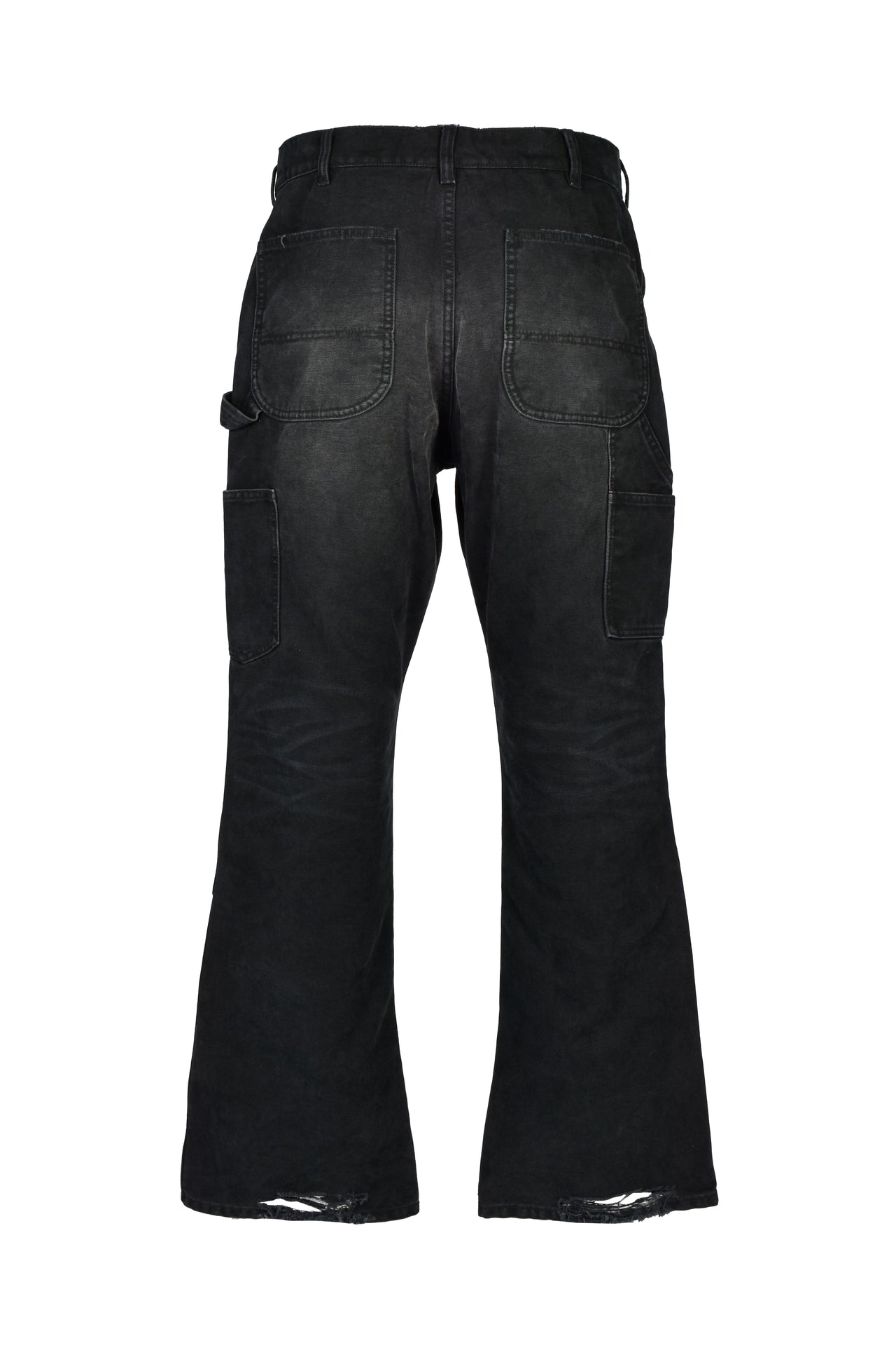 DIRTY DOUBLE KNEE FLARE / FADED BLK