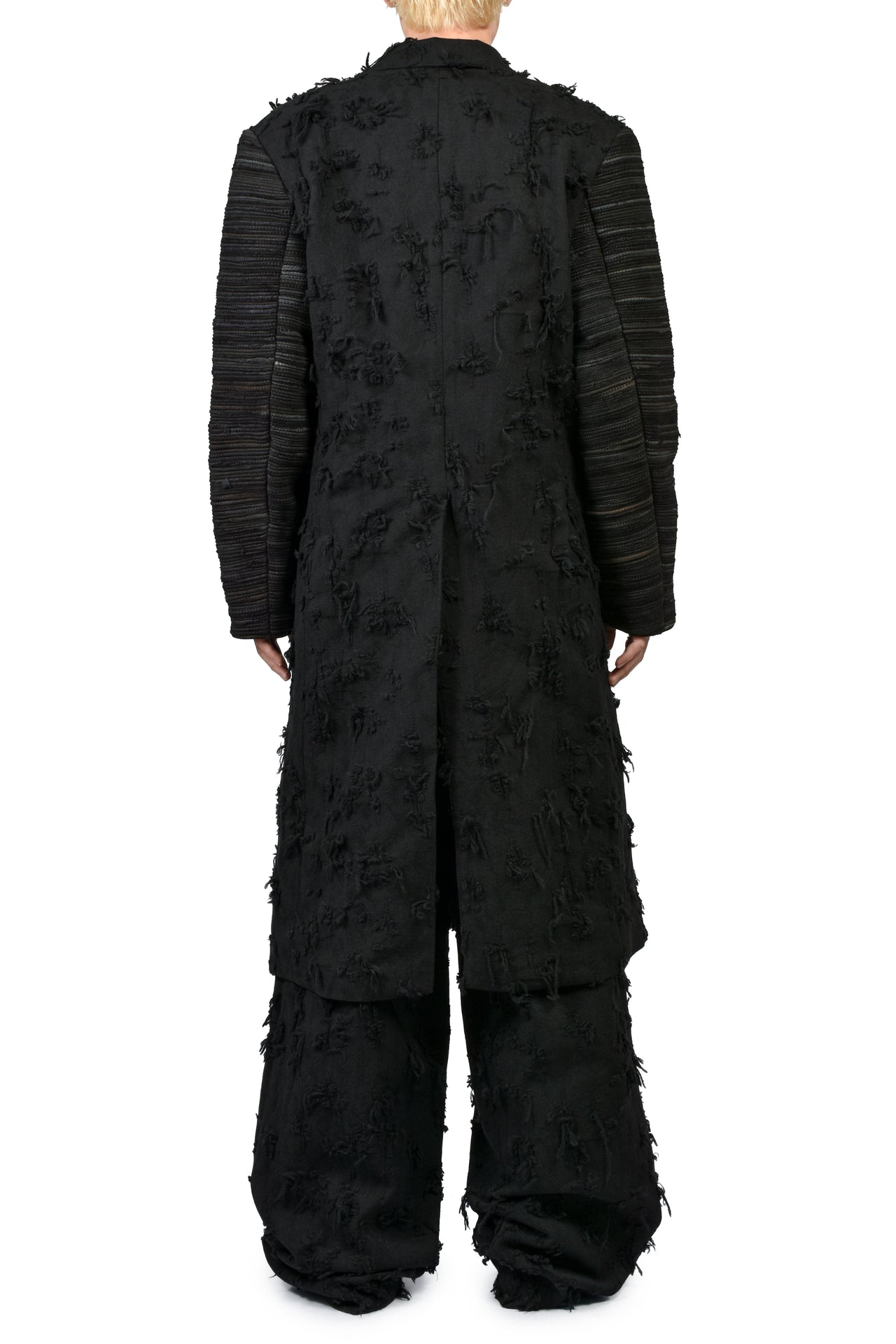 ×T.A.S BORO JACQUARD OFFICER COAT / BLK