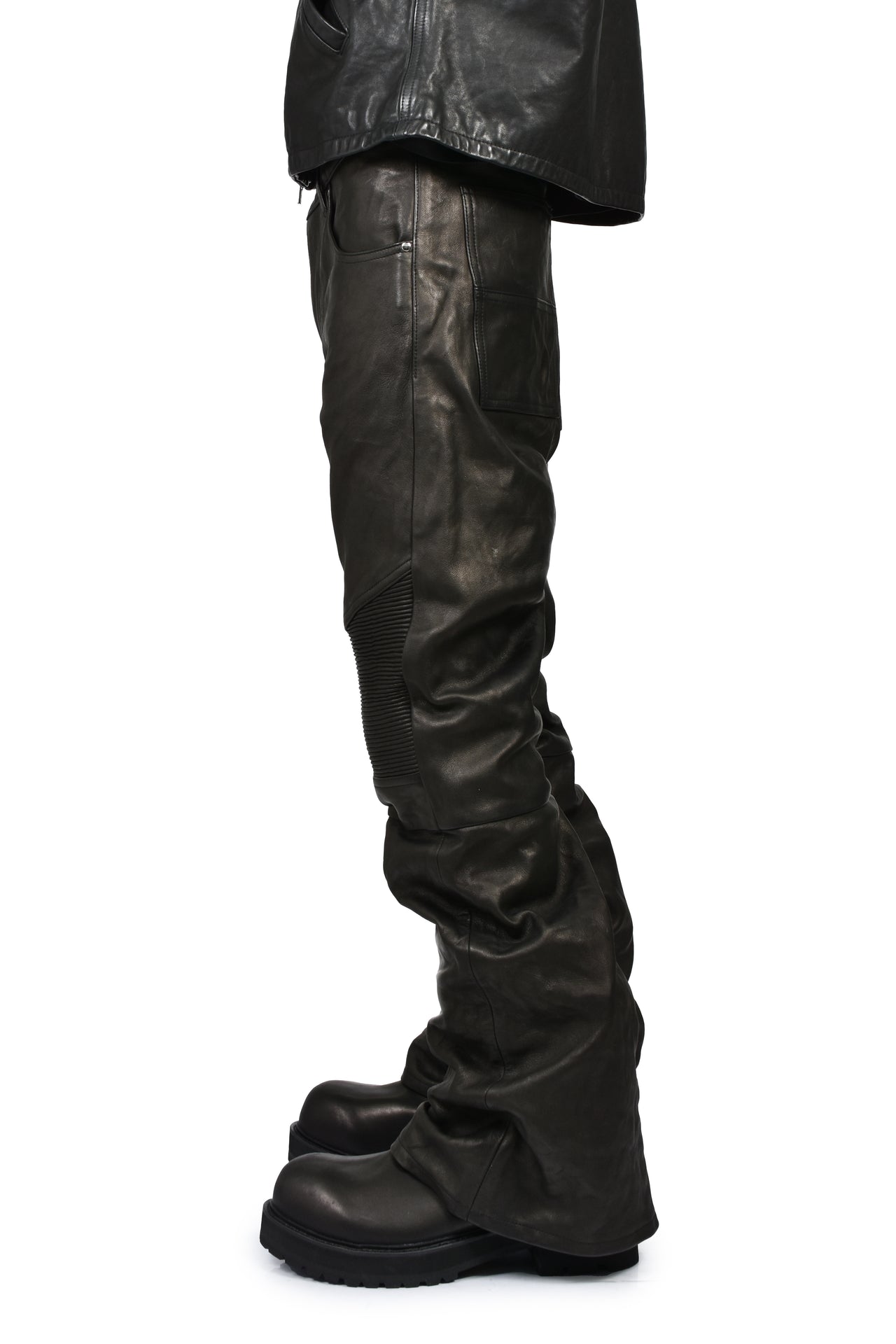 MOTO FLARE TROUSER / BLK