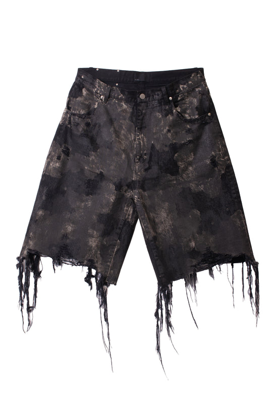 RUSTY WAXED SHORTS / RUSTY BLK
