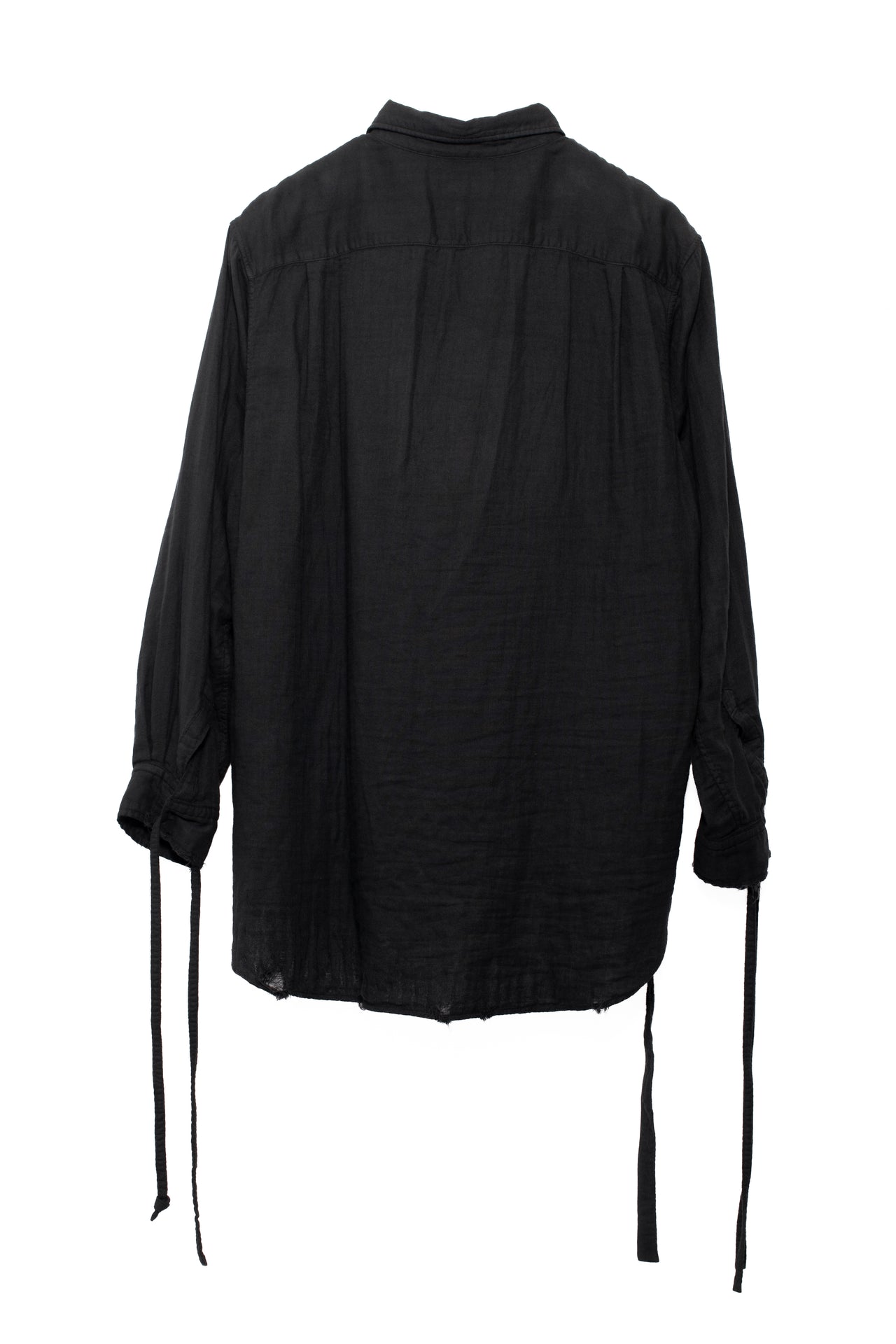 TWISTED DRESS SHIRT / BLK