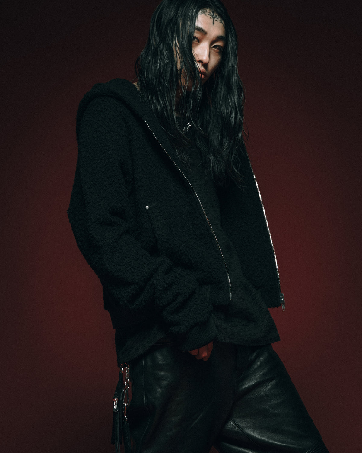 SHERPA ZIP UP / BLK