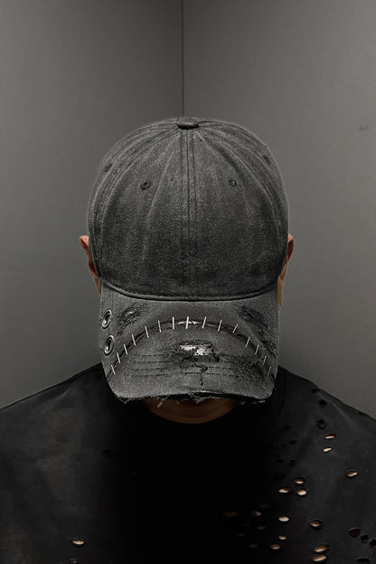 DESTROY WAXED DENIM TRUCKER CAP