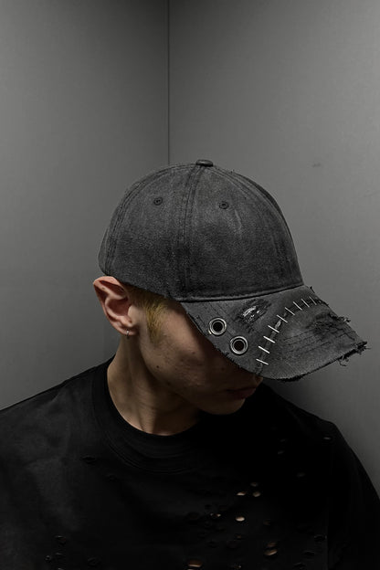 DESTROY WAXED DENIM TRUCKER CAP