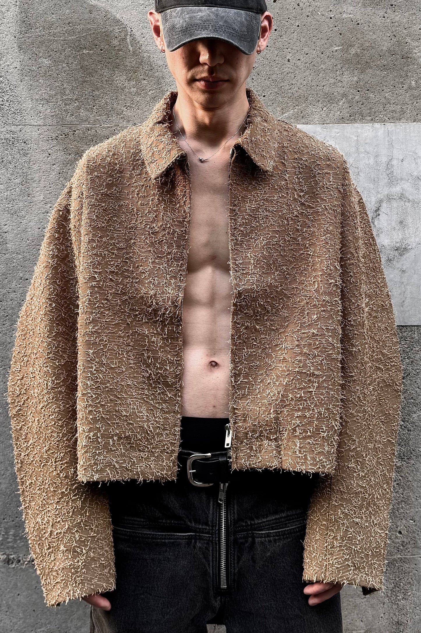 FLYING HAIR WORKER JACKET / SAND