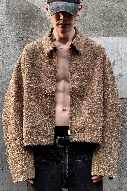 FLYING HAIR WORKER JACKET / SAND