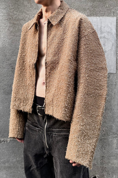 FLYING HAIR WORKER JACKET / SAND