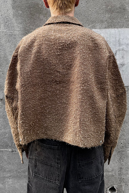 FLYING HAIR WORKER JACKET / SAND